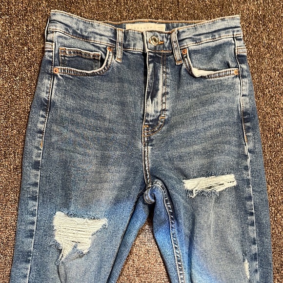Topshop Jamie Ripped Jean Size 26 - Picture 5 of 9